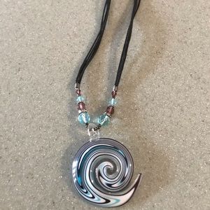 Glass beads necklace